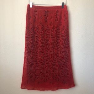 Long Knitted Super Soft  Skirt
